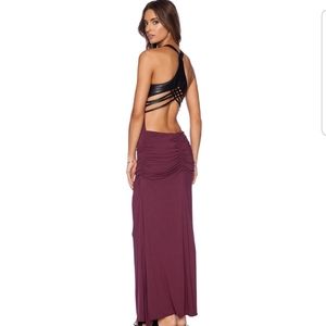 Nizhoni Maxi Dress in Merlot